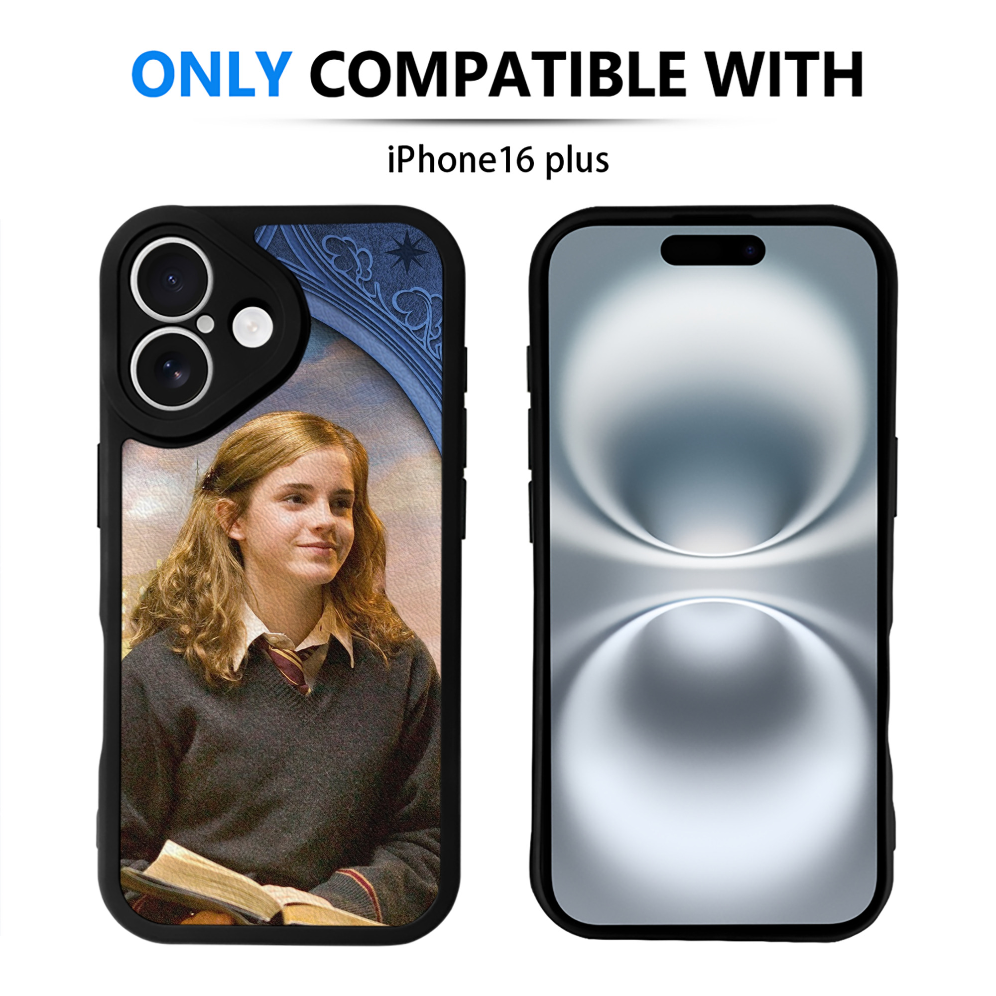 （画像用） Harry Potter ハリー・ポッターシリーズ 【iPhone 16シリーズ対応】シリコンスマホケース（レザー調） 材質：シリコン